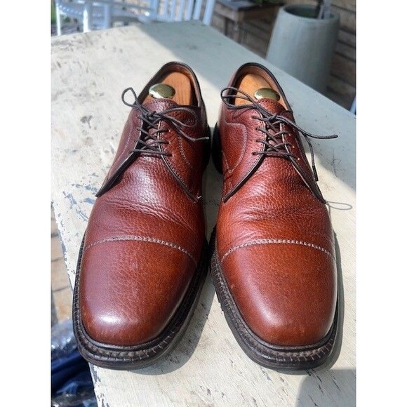 ALLEN EDMONDS BECKER MEN’S CAPTOE OXFORD LEATHER SHOES SIZE 11.5D